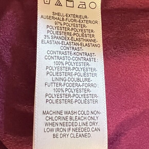 DRESS THE POPULATION "Corey" Magenta Dress Small NWT - Picture 6 of 10